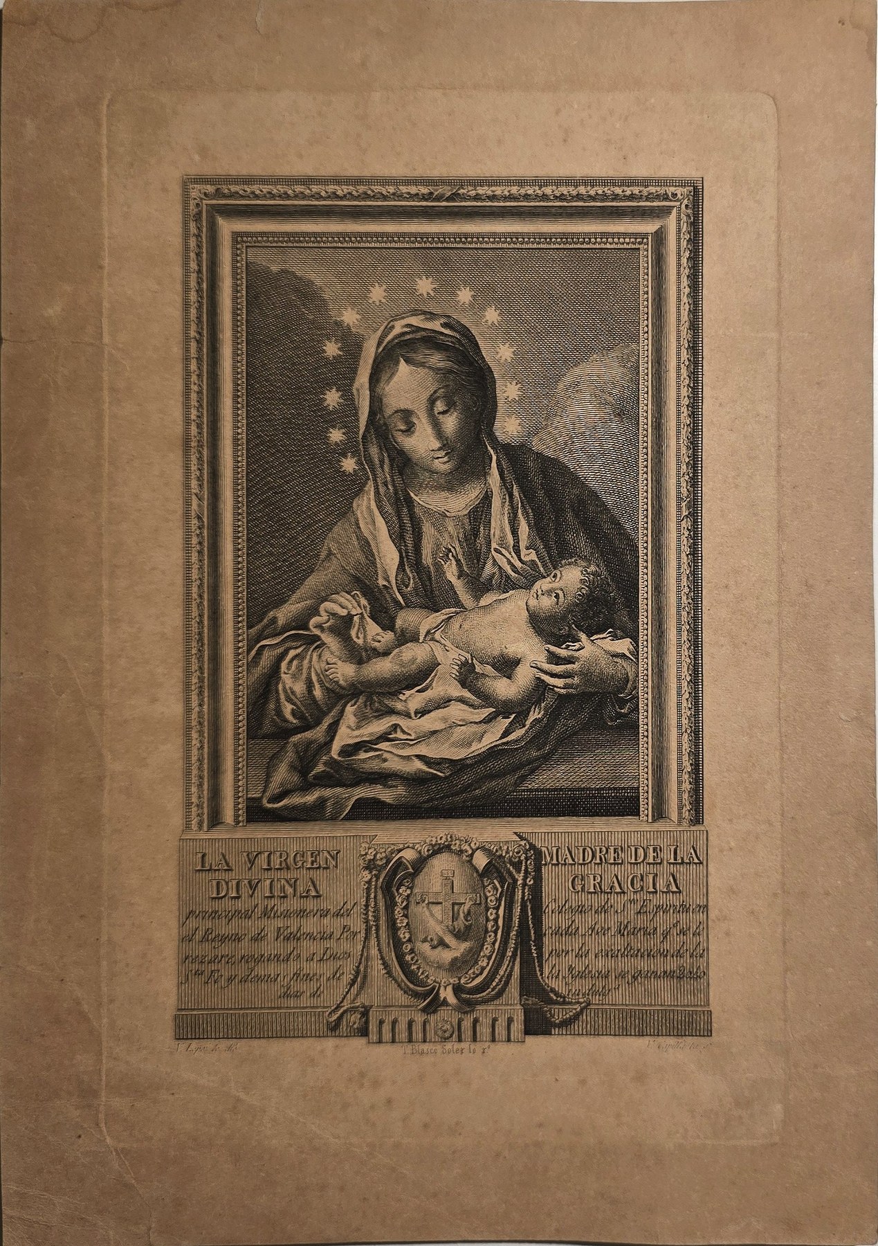 Madonna mit Kind und Medaillon