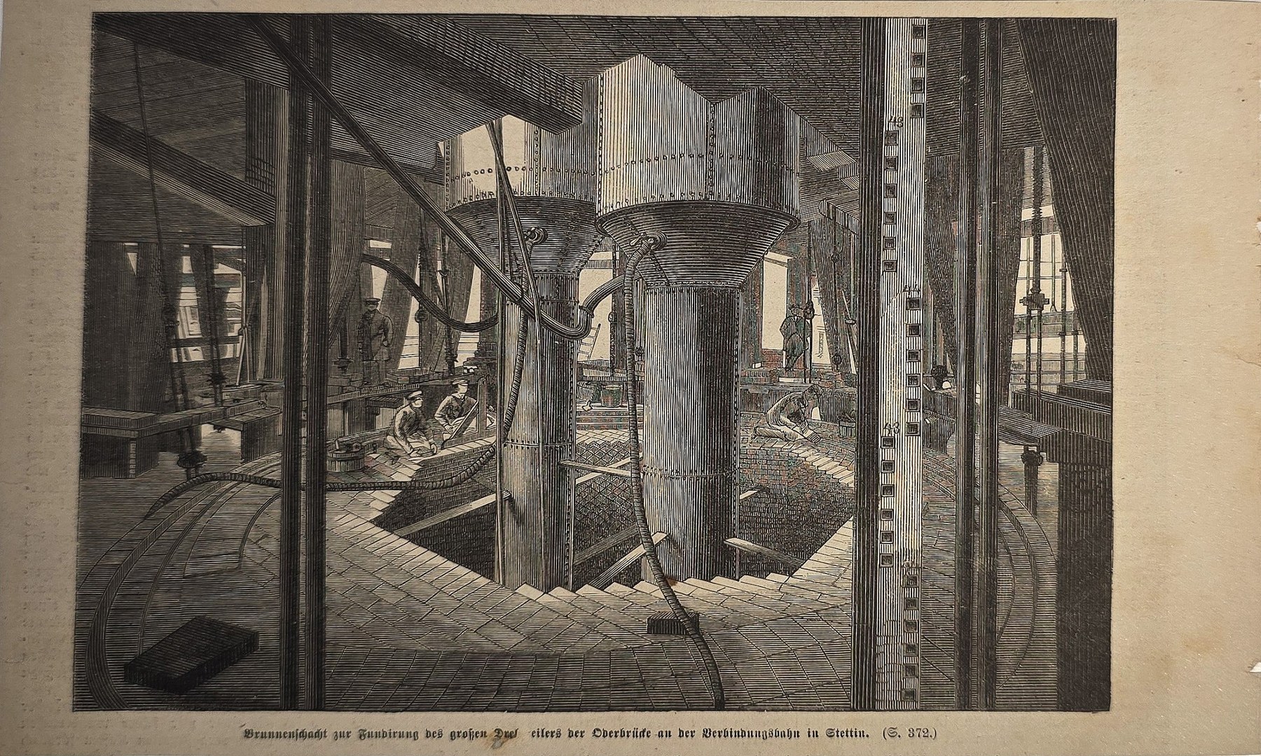 Industriehalle mit Hochofenanlage